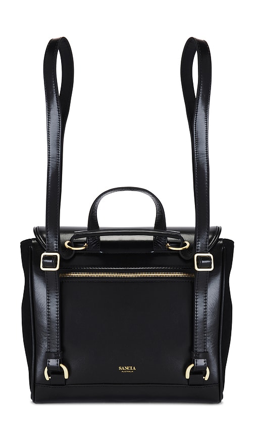 Shop Sancia The Belluno Backpack In Black