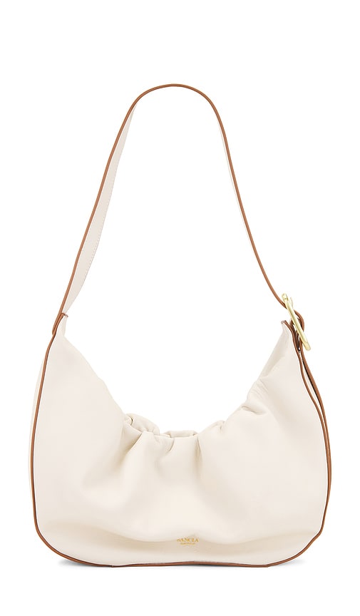 Sancia The Milena Hobo Handbag in Ecru