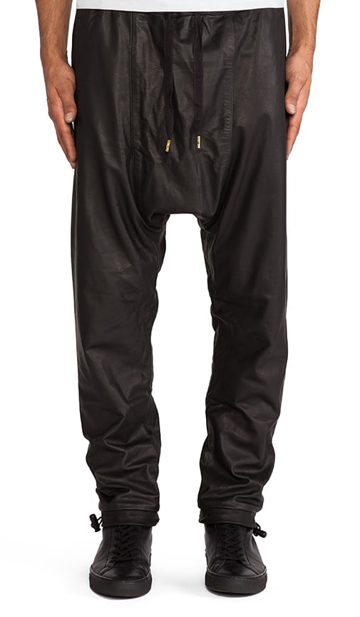 Leather Jogging Pant