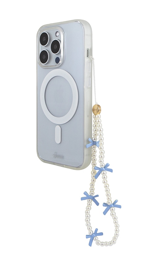  Sonix Beaded Phone Charm In Blue. 