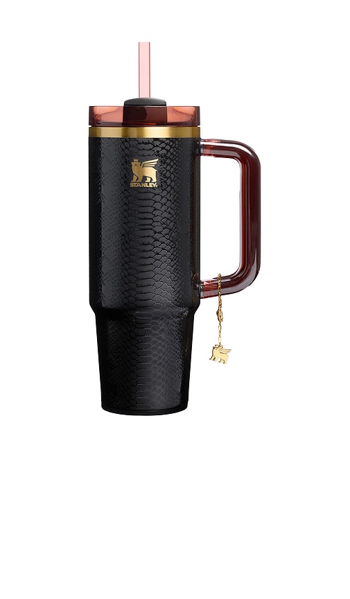 STANLEY Quencher Luxe Tumbler 30oz in Black Snakeskin