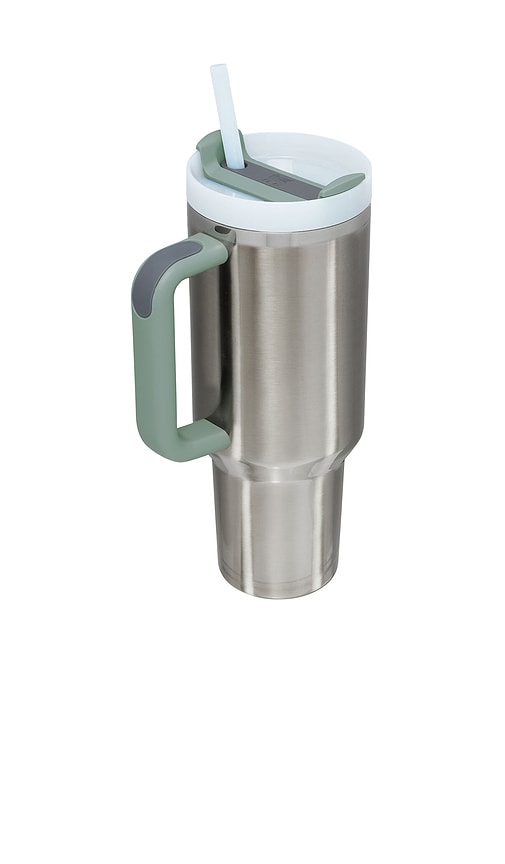 Stanley The Quencher H2.o Flowstate Tumbler 40oz In Stainless Steel Shale