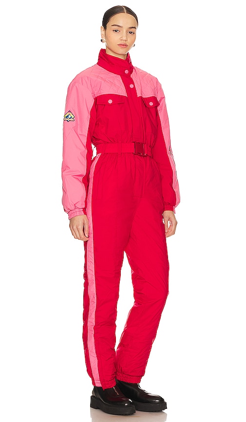 Shop Snowroller Sara Ski Suit In Red
