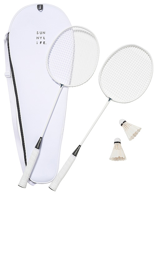 Sunnylife Badminton Set In White
