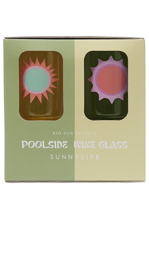 POOLSIDE WINE GLASS SET OF 4