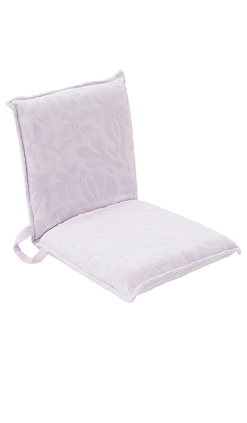 Sunnylife Terry Travel Lounger Chair In Rio Sun Pastel Lilac