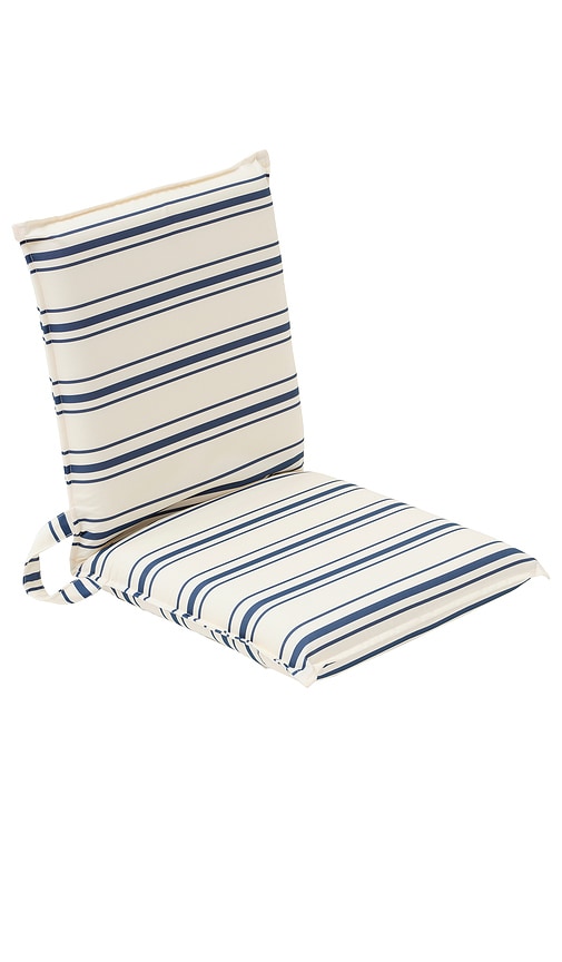 Sunnylife The Resort Lean Back Beach Chair in Coastal Blue