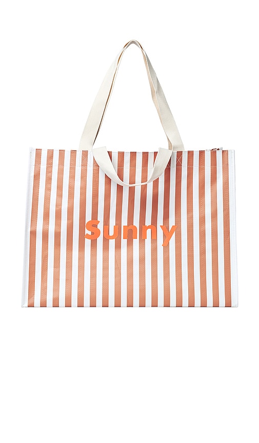 Sunnylife Carryall Beach Bag In Orange
