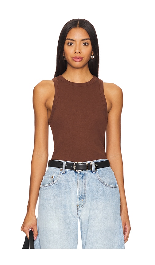 Shop Sold Out Nyc The Not So Basic Tank In Chocolate