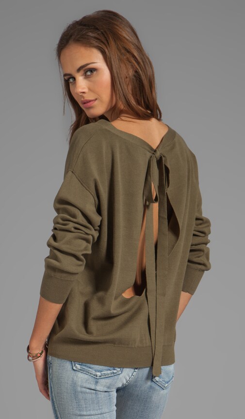Back Tie Pullover