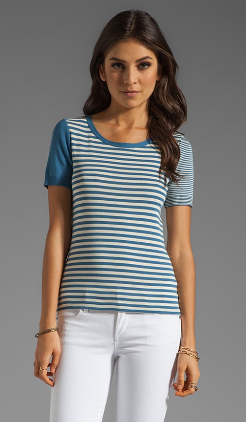 Short Sleeve Stripe Top