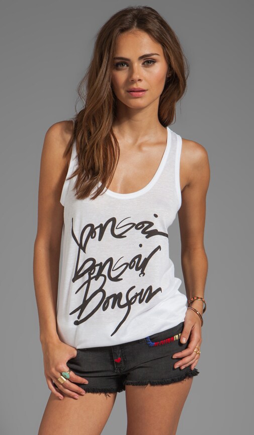 Linen Cotton Jersey Tank