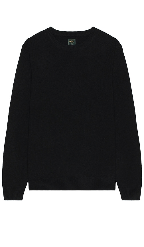 Soft Cloth Sweater in Jet Black