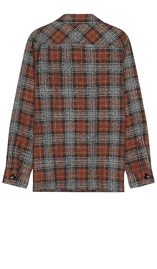 Shop Soft Cloth Melrose Shirt Jacket In Rust