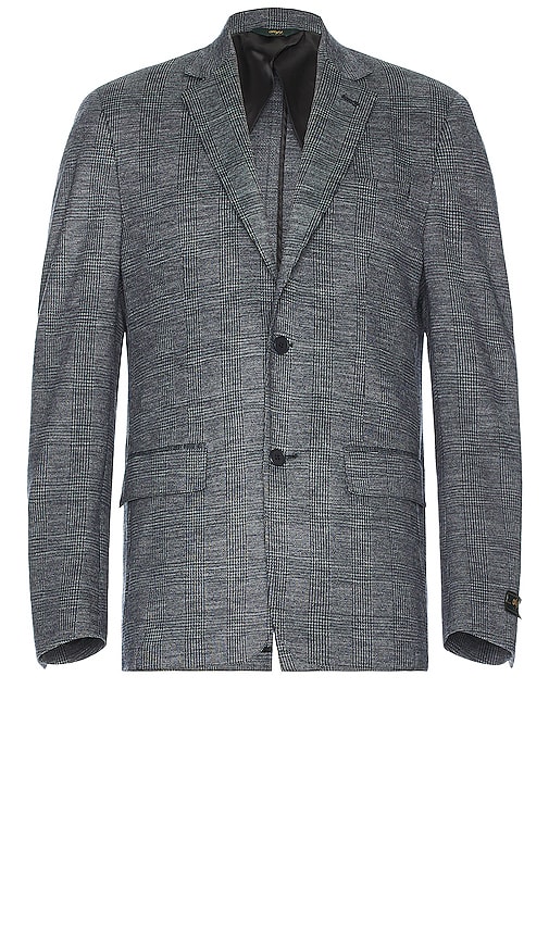 Soft Cloth Studio Suit Blazer Jacket In Charcoal