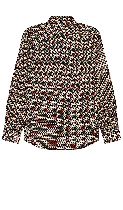 Shop Soft Cloth Soft Point Collar Shirt In Brown