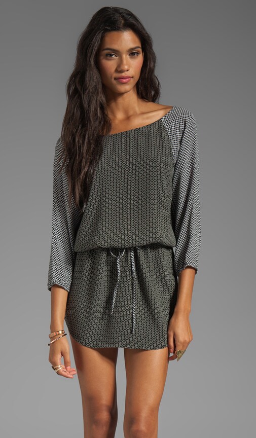 Analee Mixed Geo Dress