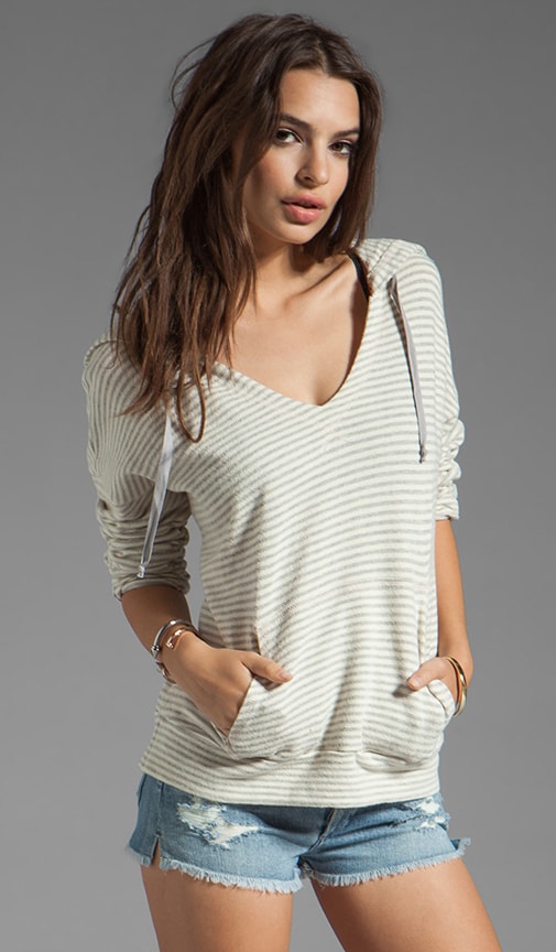 Evita Striped Hoodie