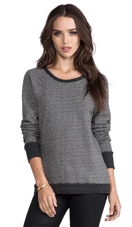 Annora Two Tone Terry Sweatshirt