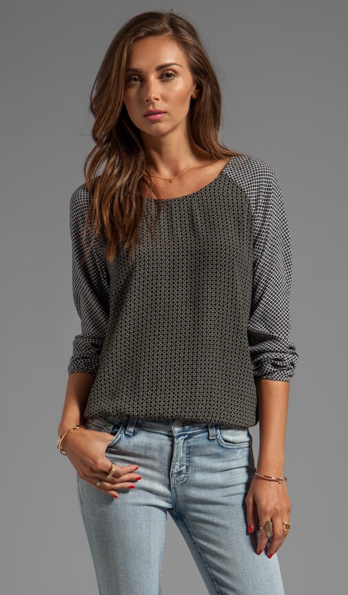 Raegan Mixed Geo Top