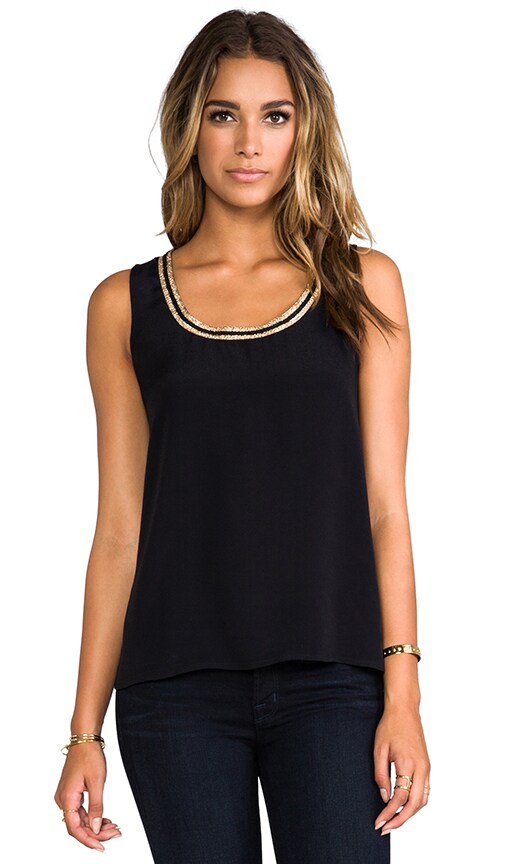 Munroe Tank w/ Gold Trim