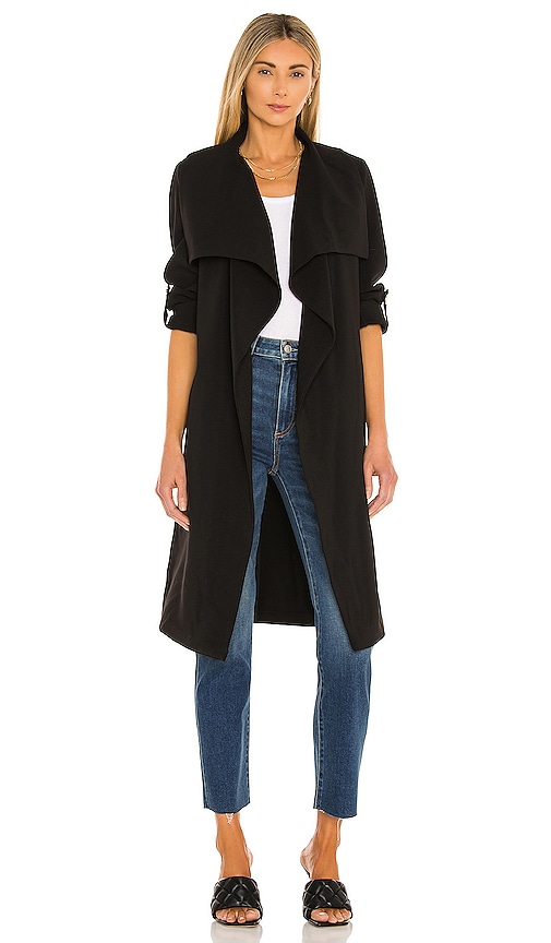 Soia & Kyo Ornella Trench Coat in Black | REVOLVE