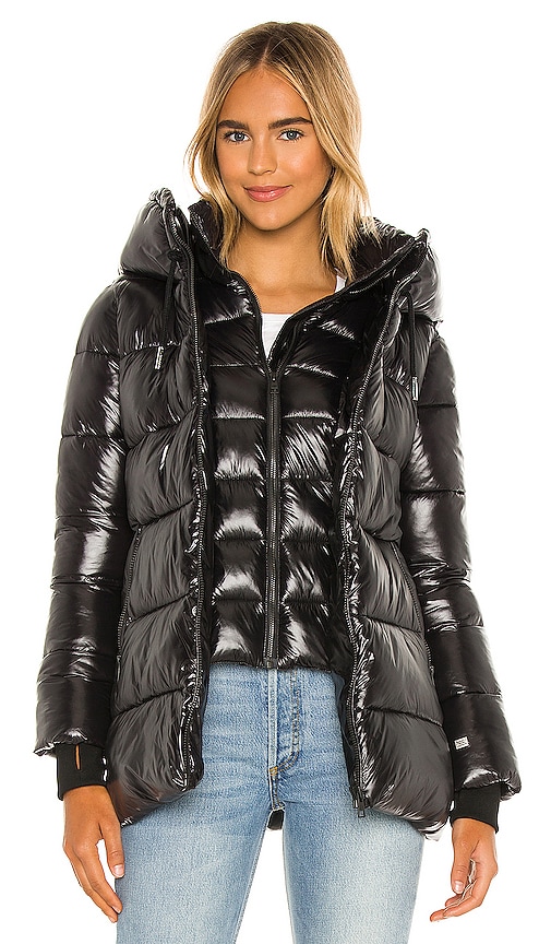 Soia & Kyo Alita Puffer Jacket in Black | REVOLVE