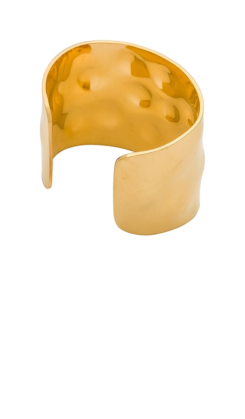 Shop Soko Bahari Band Cuff In Metallic Gold