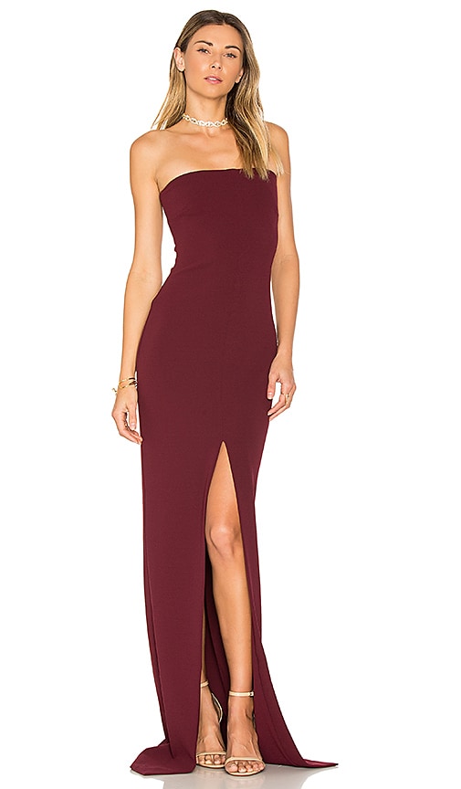 solace london strapless dress