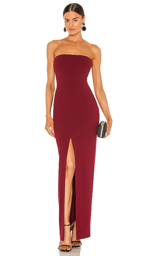 SOLACE London Bysha Maxi Dress in Mulberry | REVOLVE