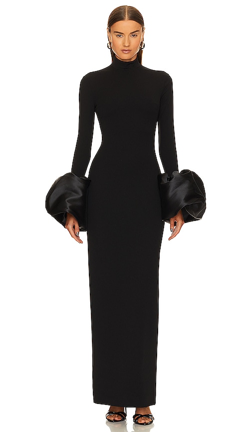 ワンピース SOLACE LONDON Davina Maxi Dress in Black The Davina Maxi Dress in Black – Solace London