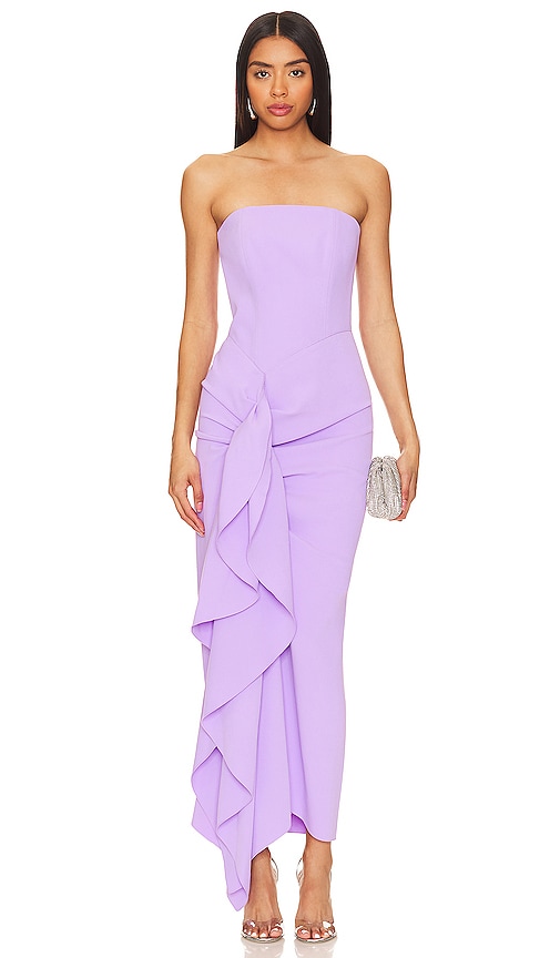 ワンピース SOLACE LONDON Woman Dress Lilac OS30038A LILAC SOLACE London Thalia Midi Dress in Lilac | REVOLVE