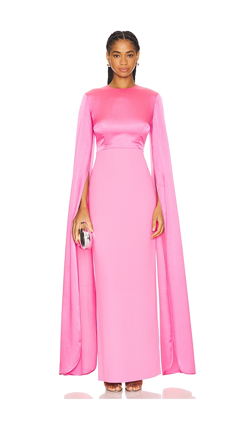 Light pink long deals gown