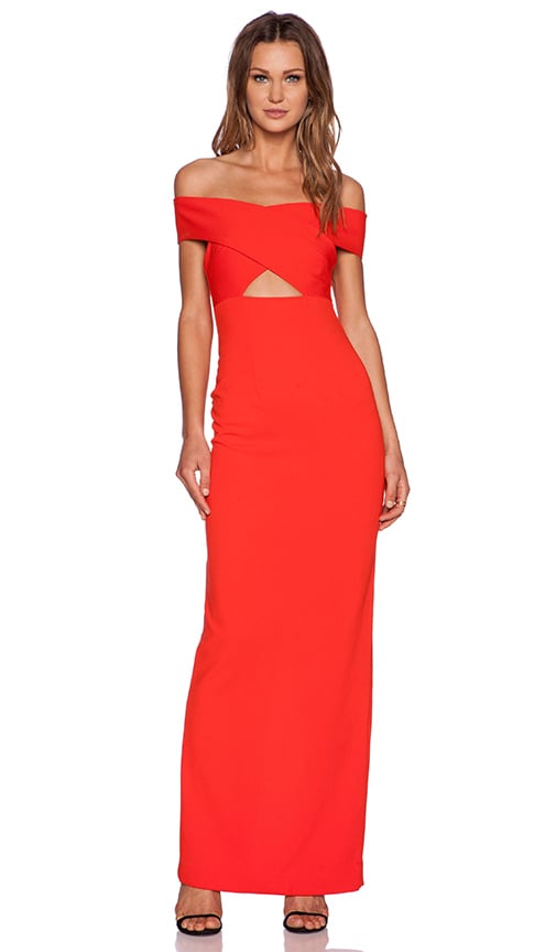 solace london red gown