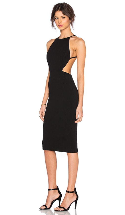 SOLACE London Phoebe Dress in Black | REVOLVE