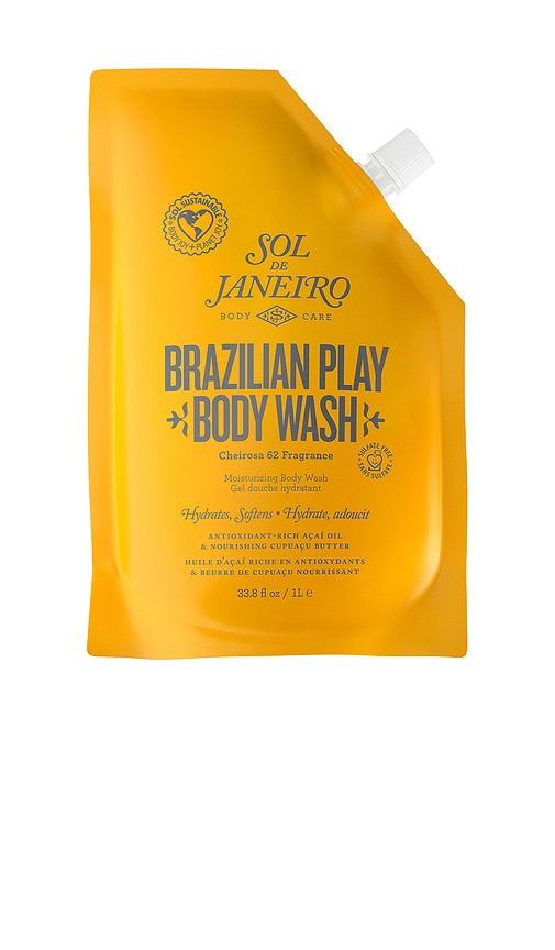 Brazilian Play Moisturizing Shower Cream-gel 1l Refill in Beauty: NA.