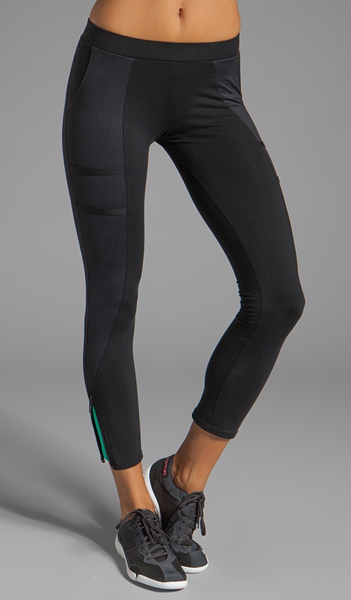 Solow Cropped Side Mesh Legging