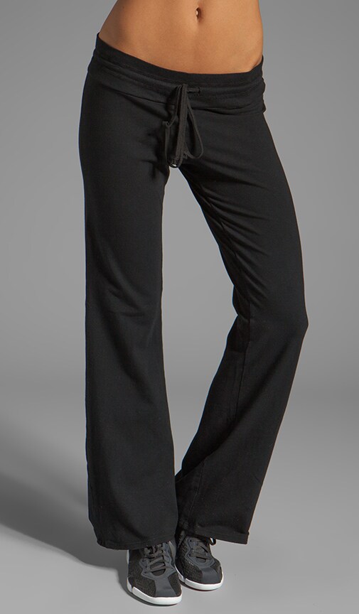Basic Drawstring Wide Leg Pant