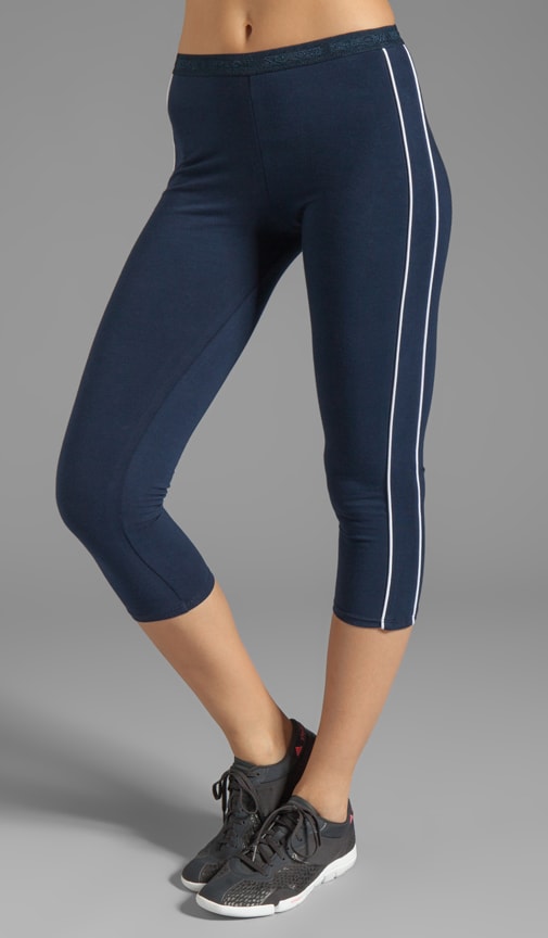 Crop Pant with Contrast Piping