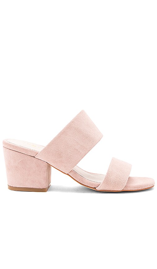 Sol Sana Tina Mule in Rose Quartz Suede