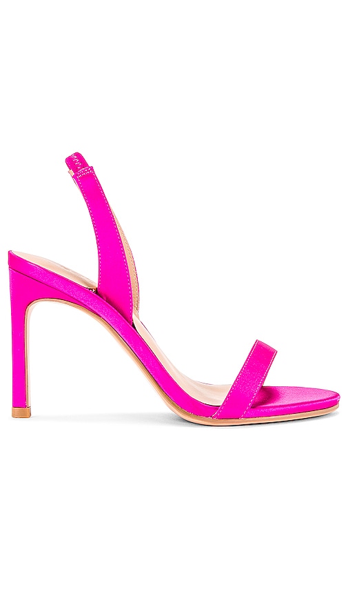 Sol Sana Martini Heel in Pink Satin | REVOLVE