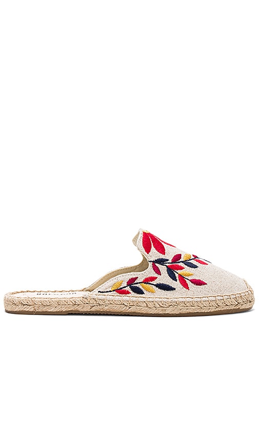 soludos embroidered mule