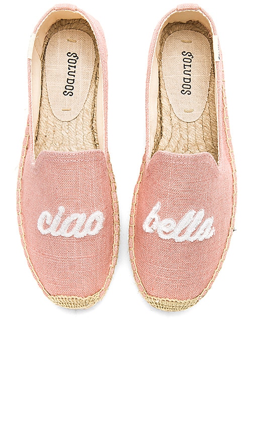 soludos rose espadrilles