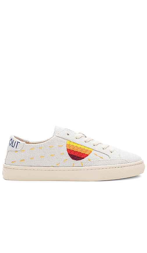 Soludos Embroidered Sun Sneaker in 
