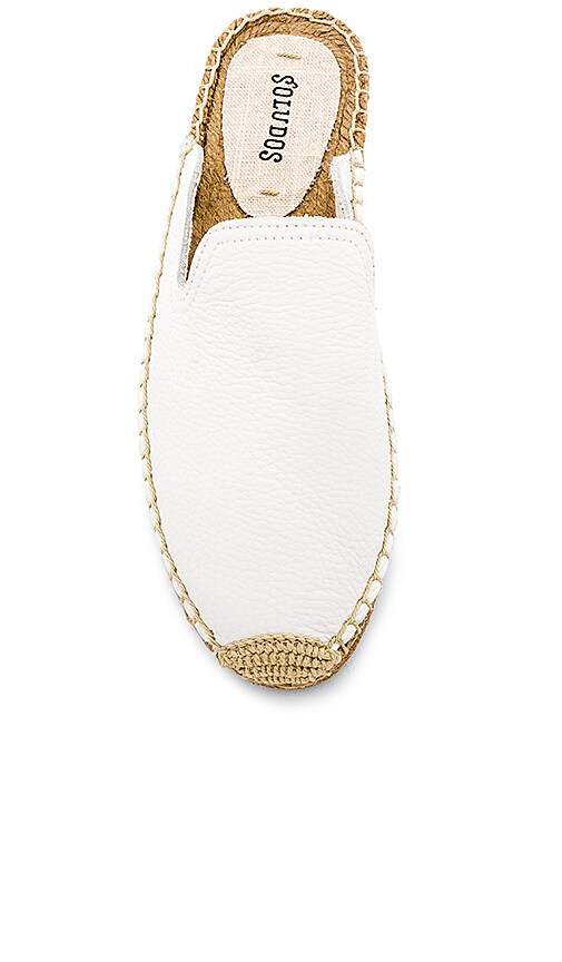 soludos tumbled leather mule