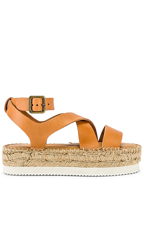 tan platform espadrille sandals