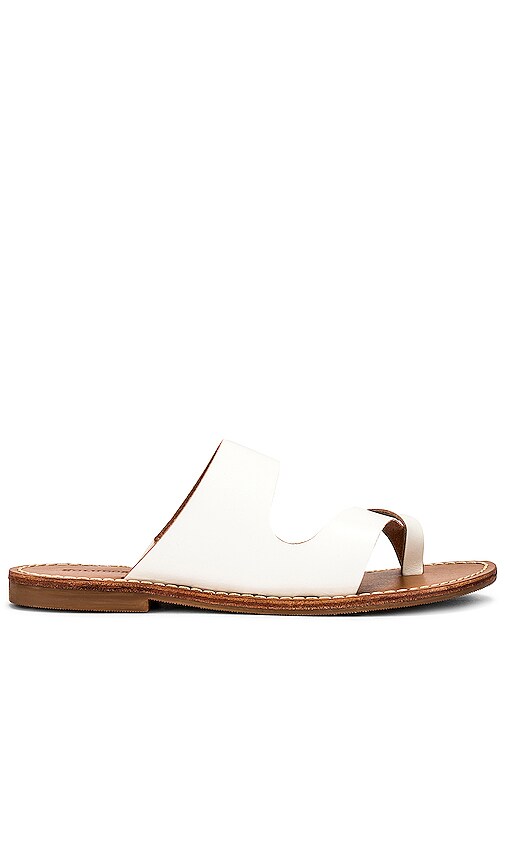 Soludos Mila Slide Sandal in White 