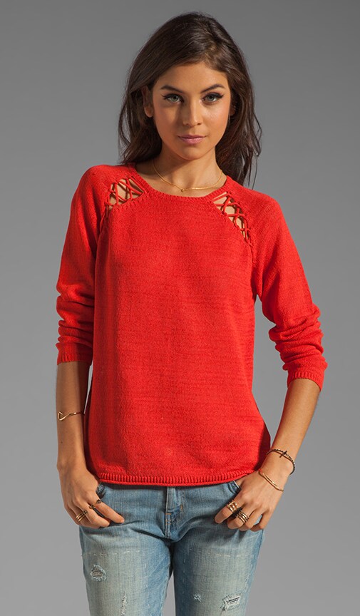 Laced Knit Sweater