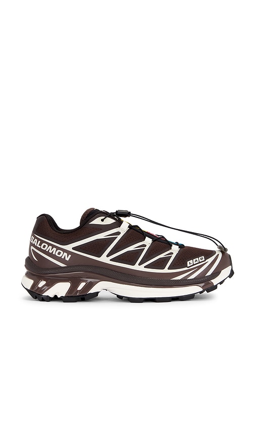 Salomon XT-6 Sneaker in Black Coffee, French Roast, & Vanilla Ice