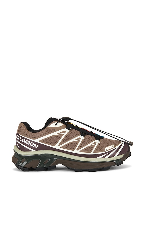 Salomon XT-6 Sneaker in Walnut, Huckleberry & Urban Chic